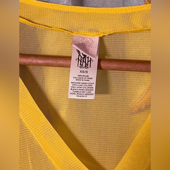 We Are Hah Yellow Lace Dress - Picture 6 of 6